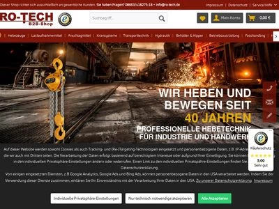 Website von RO-TECH KG
