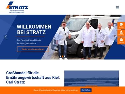 Website von Carl Stratz GmbH & CO. KG