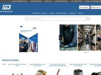 Website von Industrie-Technik Kienzler GmbH & Co. KG