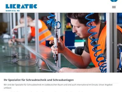 Website von Likratec GmbH & Co. KG