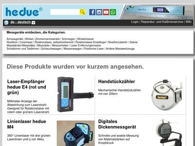 Website von Hedue GmbH