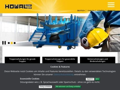 Website von HOWAL GmbH