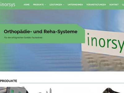 Website von inorsys GmbH