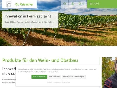 Website von Profil Alsace