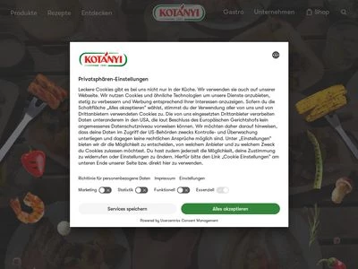 Website von KOTANYI GmbH