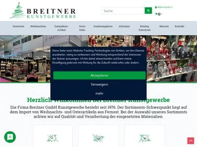 Website von Breitner GmbH Kunstgewerbe