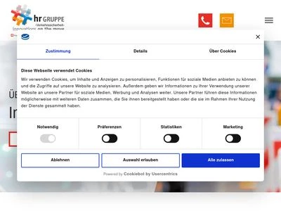 Website von HR Gruppe OWL GmbH
