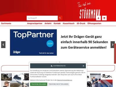 Website von Stöhrmann GmbH & Co. KG