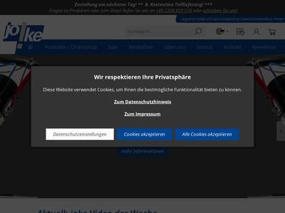 Website von joke Technology GmbH