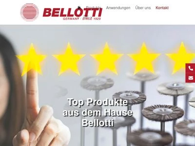 Website von Bellotti GmbH & Co. KG