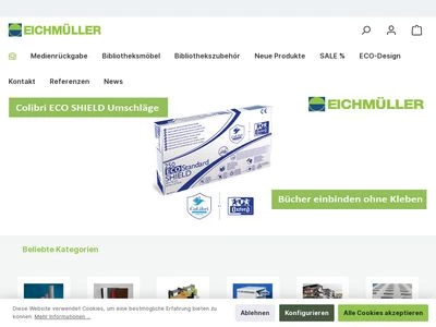 Website von Eichmüller GmbH