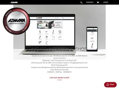 Website von ALTMANN GmbH & Co. KG