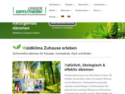 Website von UdiDÄMMSYSTEME GmbH