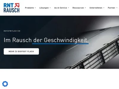 Website von Rausch Netzwerktechnik GmbH