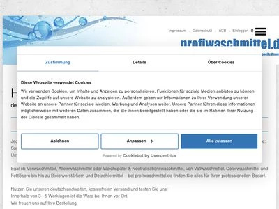 Website von BurnusHychem GmbH