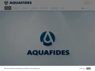 Website von AQUAFIDES Germany GmbH