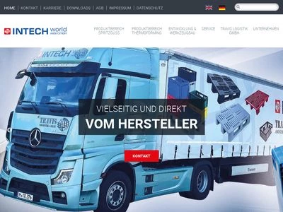 Website von INTECH Worldwide GmbH