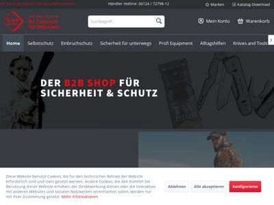 Website von kh security GmbH & Co.KG