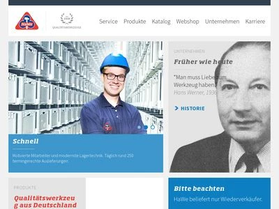 Website von Hans Werner GmbH & Co. KG