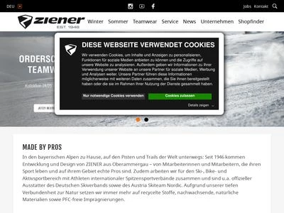 Website von Franz Ziener GmbH & Co. KG