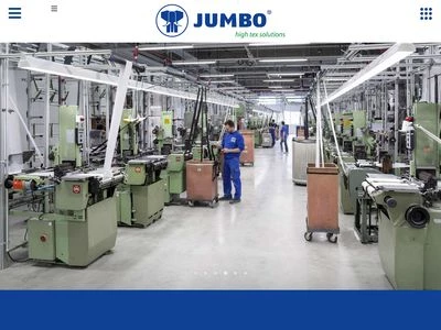 Website von JUMBO-Textil GmbH & Co. KG