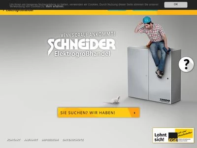 Website von Adolf Schneider Elektrogroßhandel GmbH