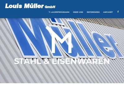 Website von Louis Müller GmbH