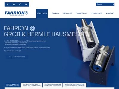 Website von Eugen Fahrion GmbH & Co. KG