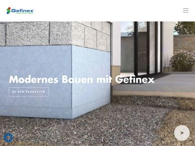 Website von Gefinex GmbH