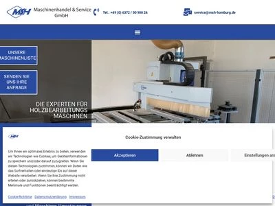Website von MSH GmbH