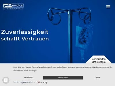 Website von Pohl medical