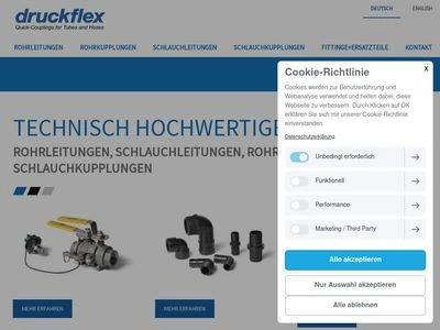 Website von Druckflex-Kuchenbrod GmbH
