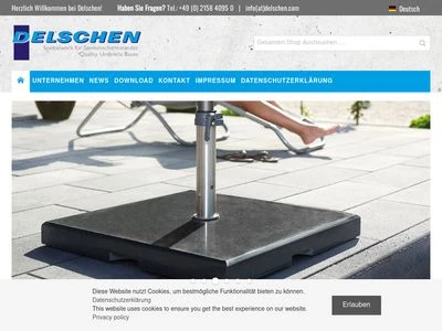 Website von J. Delschen GmbH & Co.KG