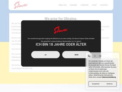 Website von Simex Vertrieb GmbH & Co. KG