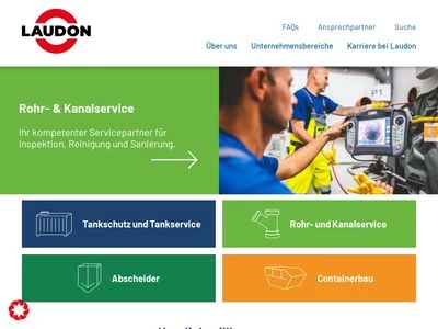 Website von Laudon GmbH & Co. KG