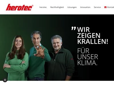 Website von herotec GmbH Flächenheizung