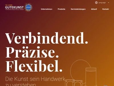Website von Gutekunst Verbindungsteile GmbH