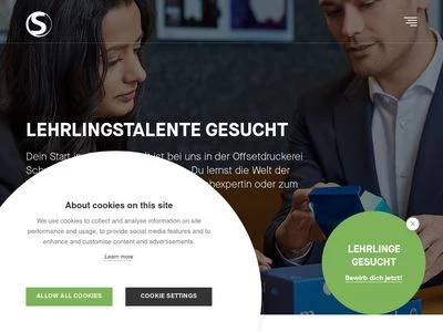 Website von Offsetdruckerei Schwarzach GmbH