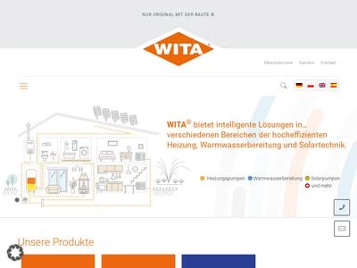 Website von WITA-Wilhelm Taake GmbH