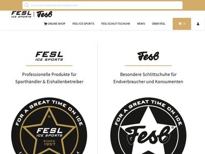 Website von Sportartikel Ch. Fesl. e.K.