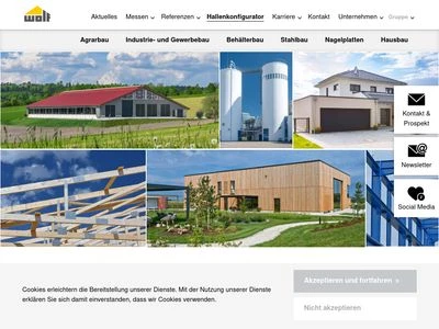 Website von Wolf System GmbH