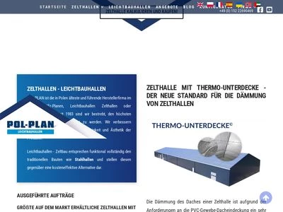 Website von POL-PLAN Vertriebs GmbH & Co. KG