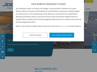 Website von Jacob GmbH