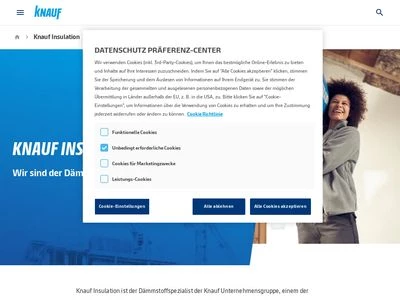 Website von Knauf Insulation GmbH