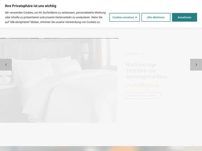 Website von aurora Objektwäsche GmbH