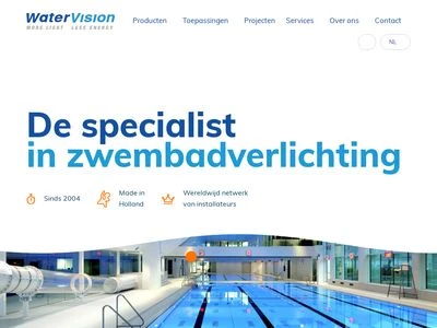 Website von WaterVision GmbH