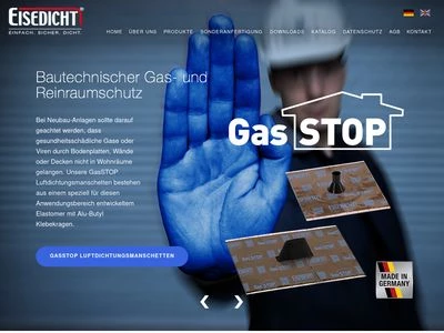 Website von EISEDICHT GmbH
