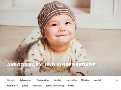 Website von Amigos Baby- und Kinderbedarf GmbH