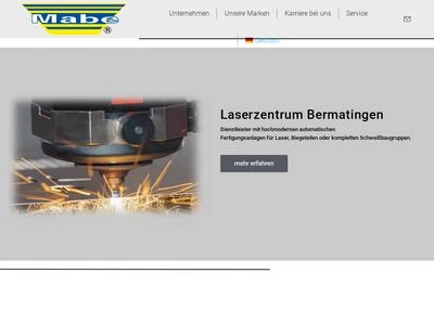 Website von Maschinenfabrik Bermatingen GmbH & Co. KG