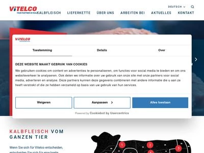 Website von Vitelco b.v.